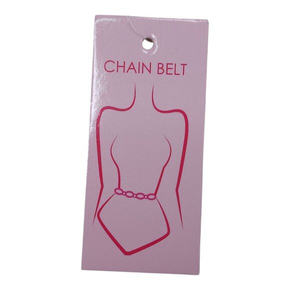 Silver Floral Chain Belt S/M By Truelove Accessories Concho Belt New - Picture 14 of 16